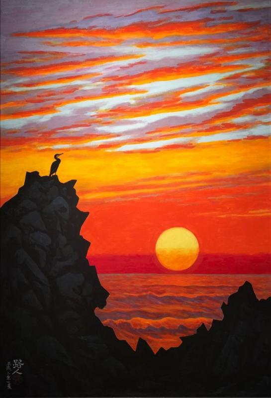 田中路人作「夕映」