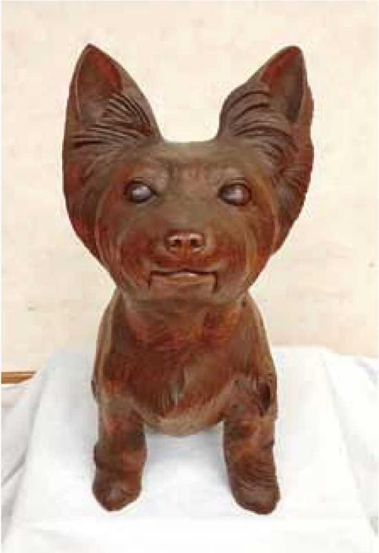 安藤亮作「テリア（犬）」