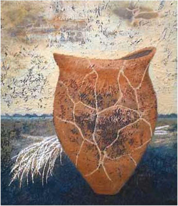 大畑久子作「古代幻想」