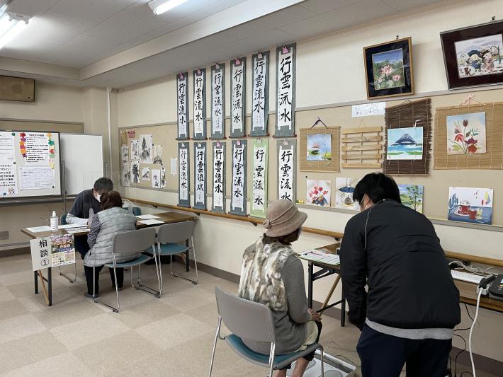 健康相談会の様子です